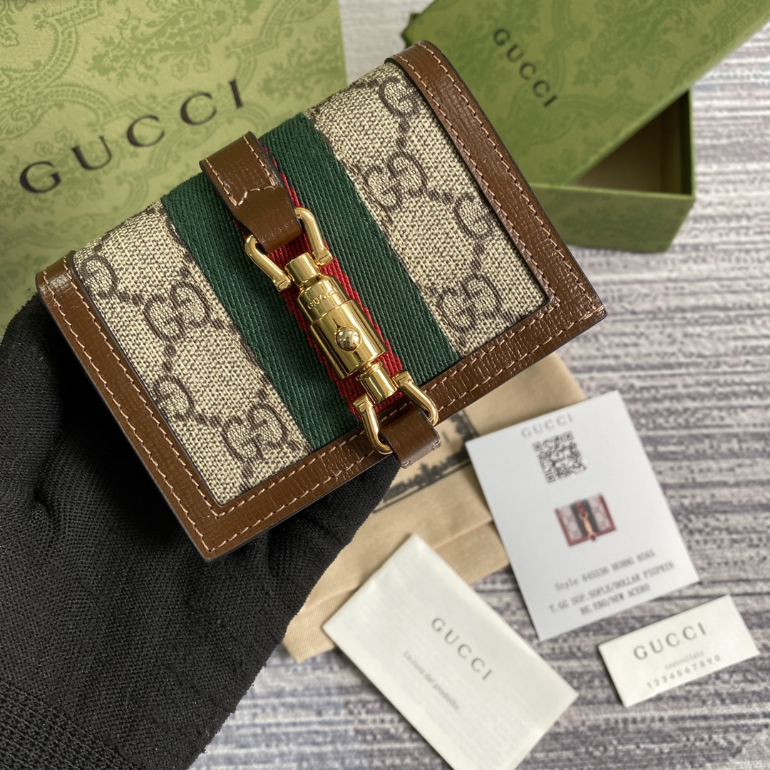 Gucci Jackie 1961 Card Case Wallet 645536